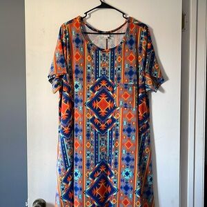 NWOT geometric dress